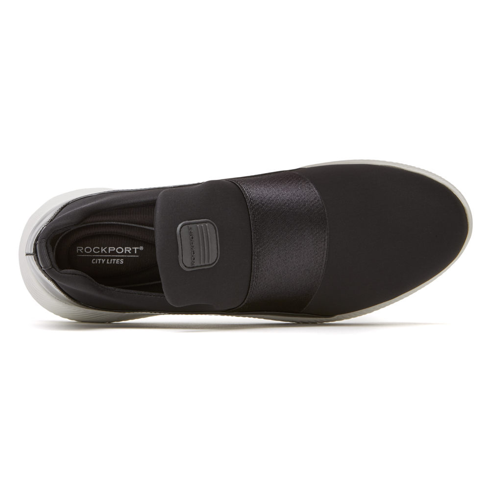 Slip-Ons Rockport Mujer Mexico - City Lites Robyne Negros - NAHJE2543